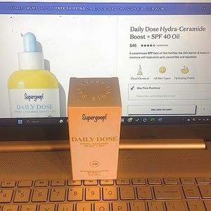Super Goop Daily Dose Hydra Ceramide + SPF 40 Oil